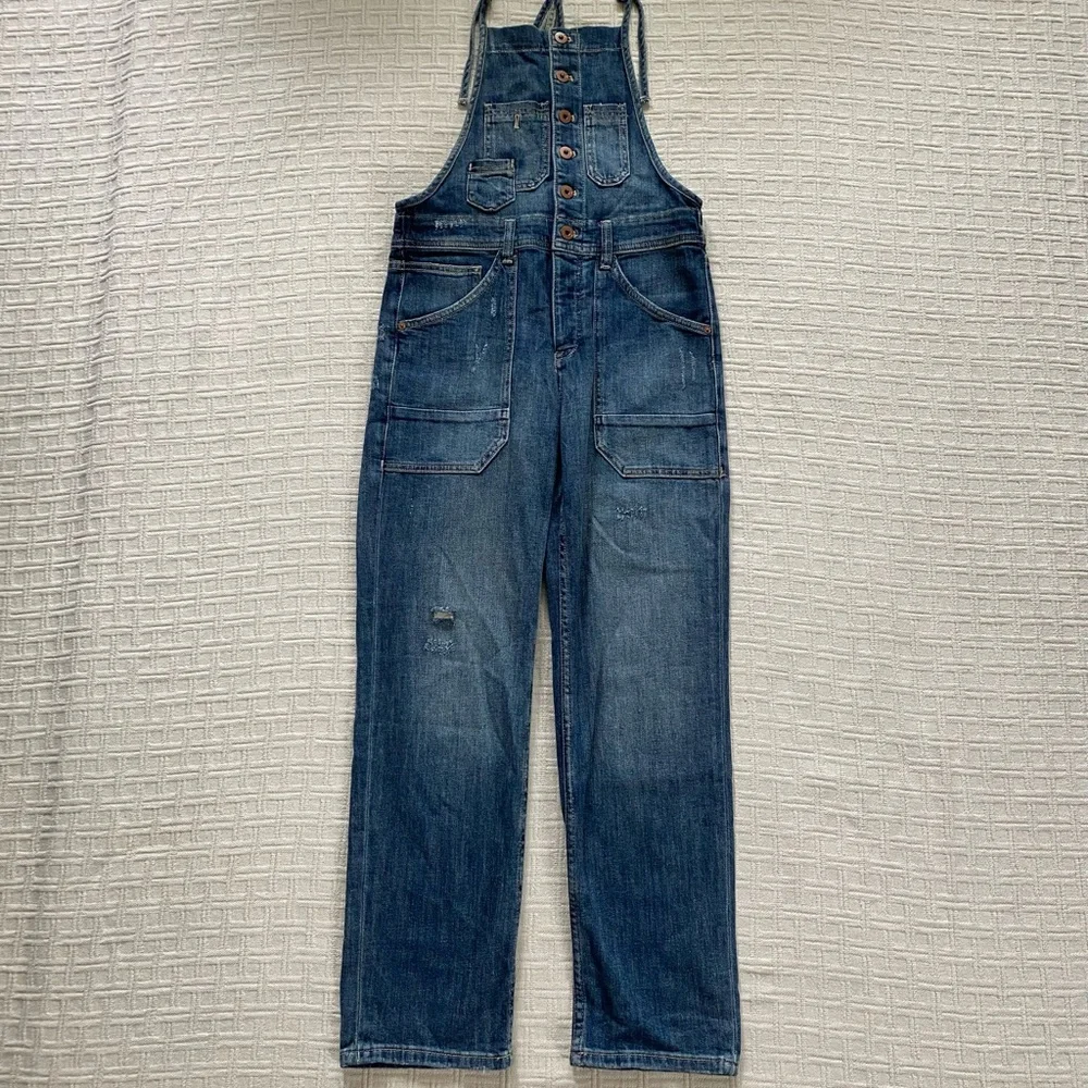 Anthropologie Pilcro denim overalls. - Picture 2 of 10
